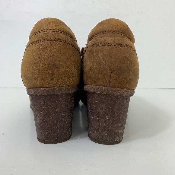 Clarks Sashlin Aleta Bootie Tan Leather Size 7.5 - Picture 3 of 9